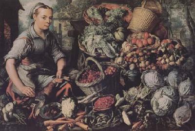 Joachim Beuckelaer Market Woman with Fruit,Vegetables and Poultry (mk14) china oil painting image